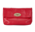 Clemmie Clutch, &pound;250, Handbags, Red, Leather, Front view